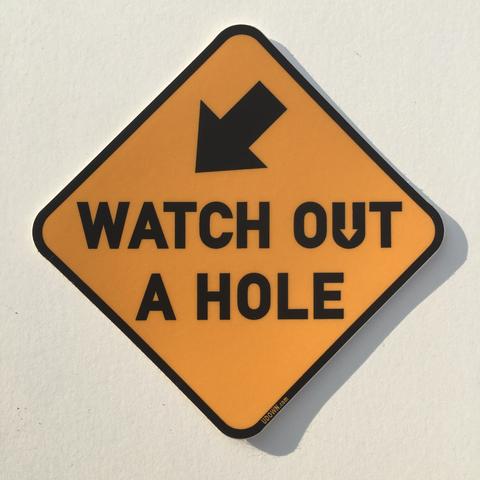 The hole you fall into while trying to avoid it